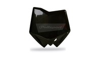 Frontnummerntafel Polisport Schwarz Husqvarna