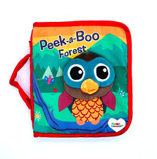 Peek-a-Boo Forest Baby Soft Book By Lamaze Toys Ages 6 M Excellent Condition 