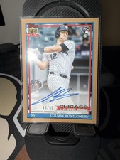 2026 Topps Series 1 91a-com Colson Montgomery Gold D 50 Rookie Rc Auto