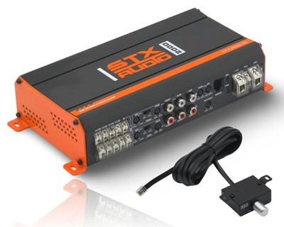 STX Audio STX2000.5D 2000W 5-Channel Class D Car Amplifier 130Wx4 + 400W Sub