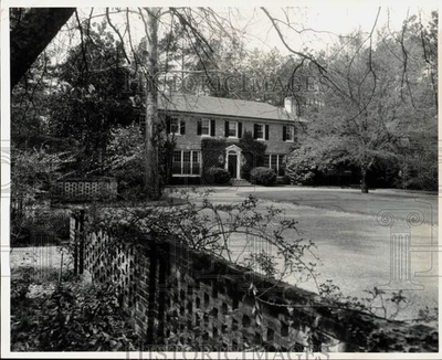 #ad #ad 1961 Press Photo William Campbell house in Southern Pines. lrx98796 $24.99