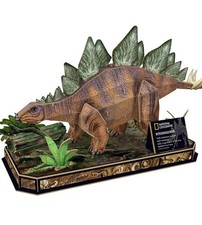 Cubicfun National Geographic Stegosaurus 3D Paper Model Kit 62 Pcs