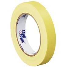 3/4" x 60 yds. 4.9 mil Yellow Tape Logic Masking Tape-Pack of 48