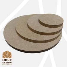 MDF Holzscheibe rund Ronde Holzplatte Tischplatte Platte 50 bis 550 mm Wunschmaß