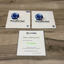 COREL WORD PERFECT OFFICE 2002 / 2 Disk Set For PC WIN 95/98/2000/XP