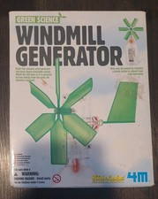 4M KidzLabs Green Science Kit - Windmill Generator New