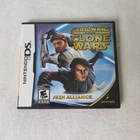 Star Wars The Clone Wars Jedi Alliance Nintendo DS Complete CIB Authentic