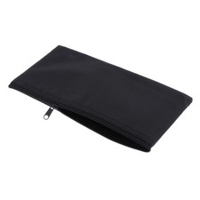 1pc Premium Mic Protective Bags Pouch Zipper Bag 22x11cm Black Dustproof