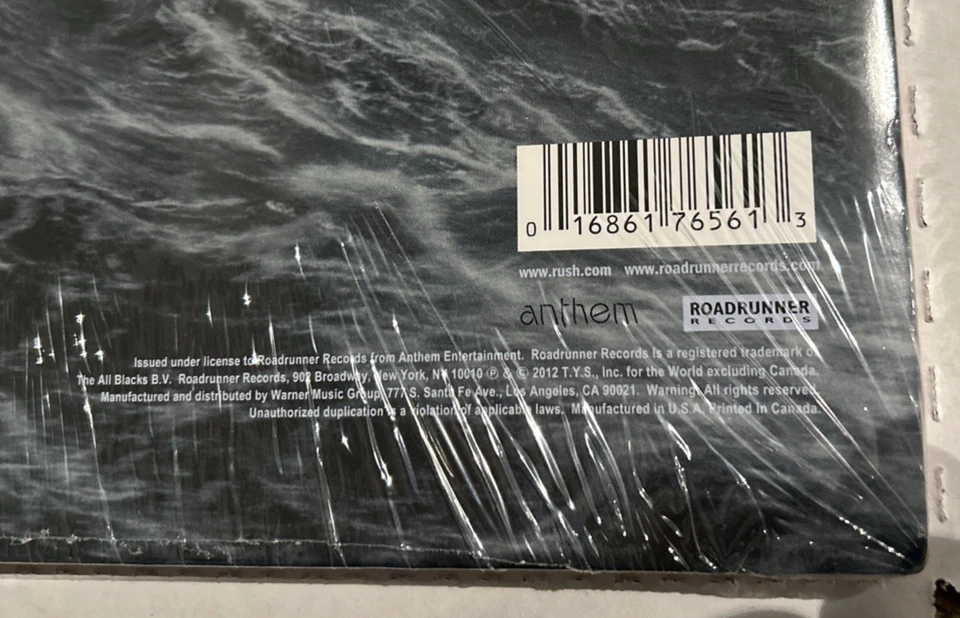 *Sealed*-RUSH CLOCKWORK ANGELS ORIG 2012 PROG-PSYCH ROCK 2-LP ANTHEM ROADRUNNER - Image 3 of 4