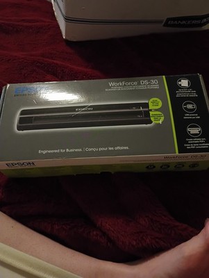 Epson WorkForce DS-30 Portable Color Document Scanner 600 DPI USB Up to 8.5x14''