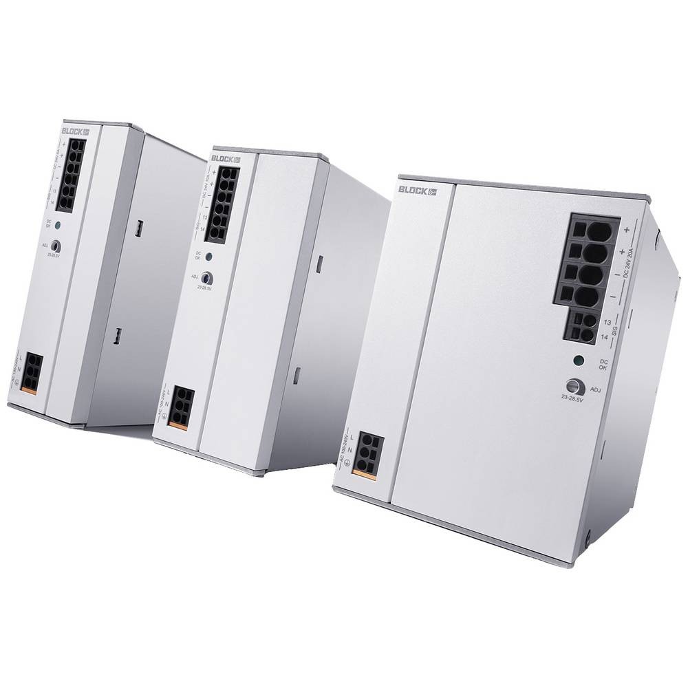 Disjoncteur électronique 24V 8 sorties BLOCK PC-0824-480-0 compact à coupure rapide
