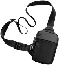 Travel Sling Bag for Men Women - Small Water Resistant Crossbody Multipocket C