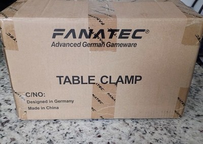 Fanatec Black Metal Table Clamp for Steering Wheel, ClubSport Table Clamp V2