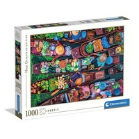 Clementoni Puzzle Floating Market 1000 Teile Erwachsene - HQ Collection - 70 X 5