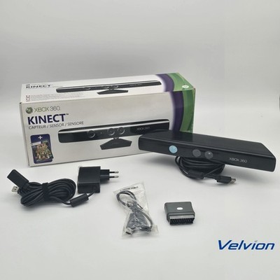 Microsoft Xbox 360 Kinect Sensor OVP SEHR GUT   Netzteil Adapter AV-Kabel