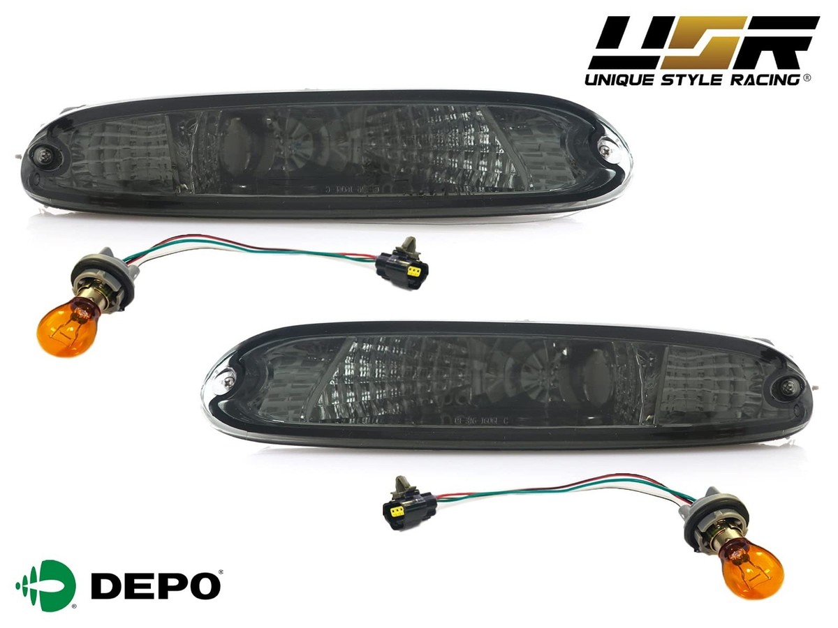 USR DEPO 90-97 MX-5 Signal Lights - JDM Crystal Style Front Bumper