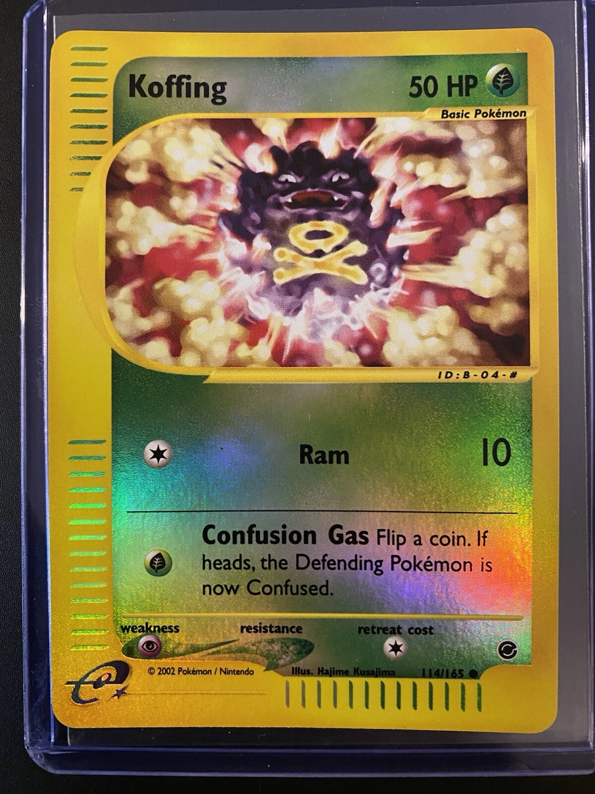 Koffing 114/165 Reverse Holo Expedition 2002 Pokemon TCG Card - PACK FRESH MINT