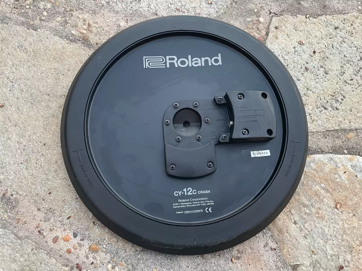 Roland CY 12C BK Dual Trigger Cymbal Crash Cymbal Black 12 cy12c
