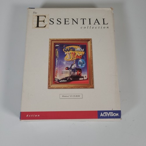 Earthworm Jim PC Edición Big Box Videojuego Manual PAL Essential - Imagen 2 de 9
