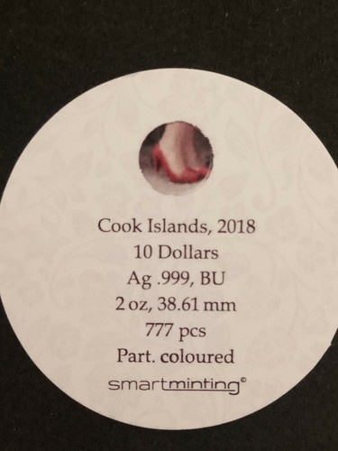 2018 PCGS MS70 Cook Islands Little Secret First Day Of Issue 2 Oz Coin - Picture 5 of 8
