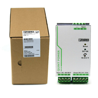 New In Box PHOENIX QUINT- PS /3AC/24DC/20 ( 2866792 ) Power Supply