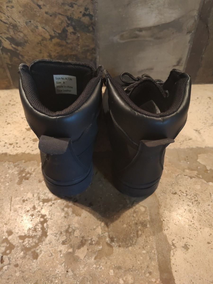 Black Rocawear Boots - Style: Alton, Faux Leather Men
