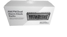 Best Buy essentials - BE-CLOPP3 Digital AM / FM Dual Alarm Clock - Black - USED