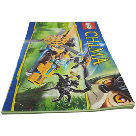 Lego 70129 CHIMA Lavertus Twin Blade INSTRUCTION MANUAL ONLY 2014 Retired 8+ Gd