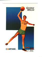1992 COURTSIDE COLLEGE FLASHBACK BASKETBALL CARD #26  GEORGE MIKAN