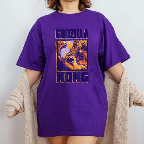 Ripple Junction Godzilla x Kong Monsterverse Team Up Kaiju Vintage Kaiju T-Shirt - Picture 16 of 39