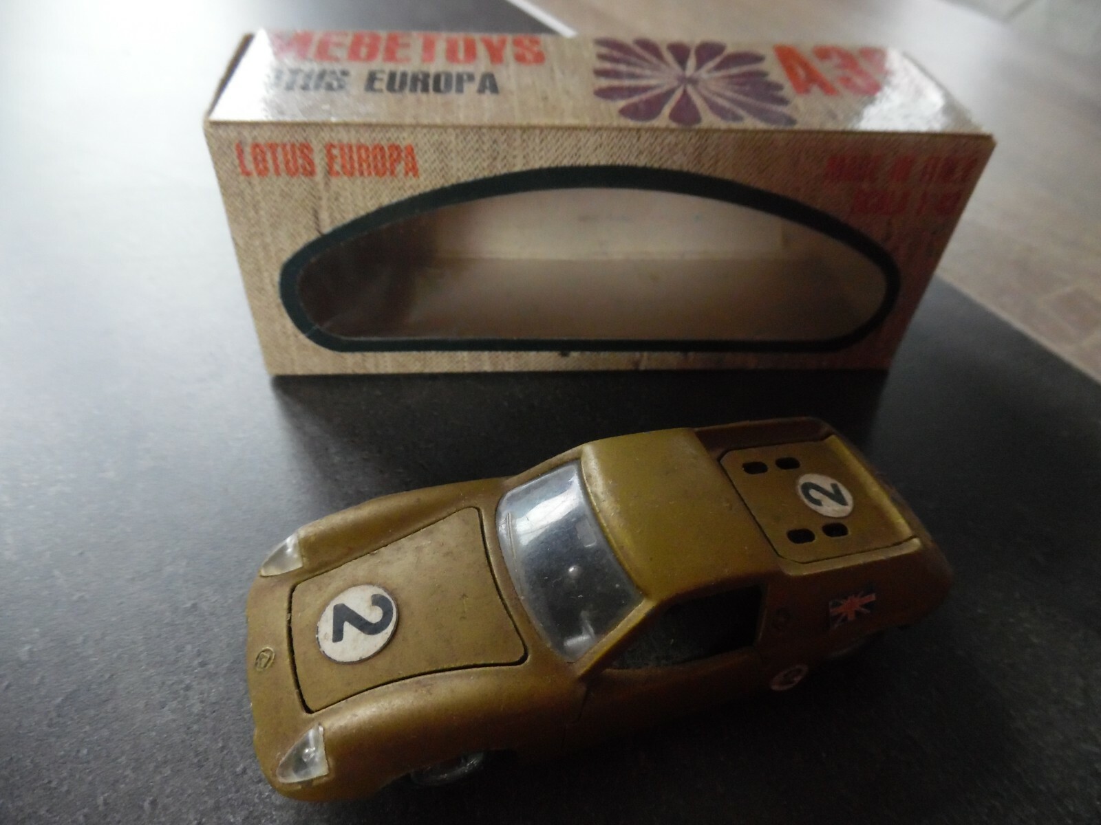 1 43ième – MEBETOYS n°A39 – LOTUS EUROPA 1 43ième – MEBETOYS n°A39 – LOTUS EUROPA