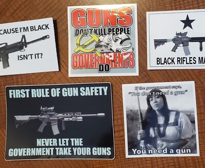 Sticker Pack Ak AK-47 AR-15 Stickers (5) VARIETY PACK 5-year Warranty WORLDWIDE 🌐 ...