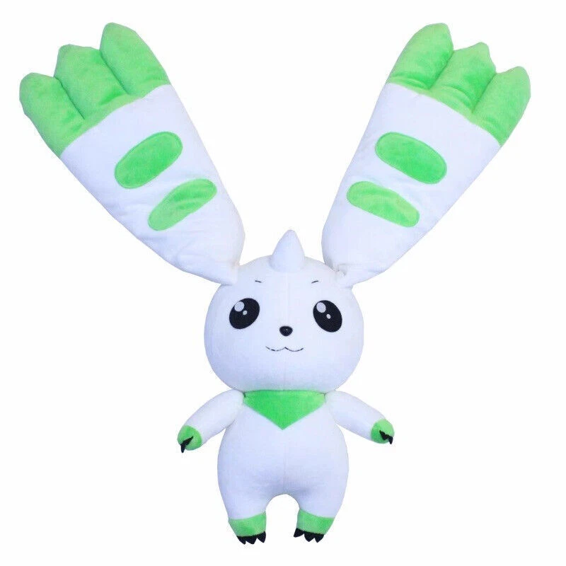 Digimon Adventure Terriermon Digital Monster White Lopmon Stuffed Plush Doll Toy - Image 2 of 4