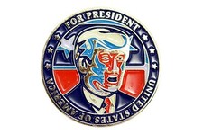 Donald Trump Hillary Clinton For President Flip Coin