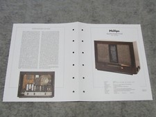 Schaltplan für Röhrenradio Radio Philips Aachen Super D63 v. 1939 Rundfunkmuseum