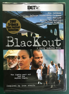 Blackout (DVD) 2007, Zoe Saldana, Jeffrey Wright, FACTORY SEALED