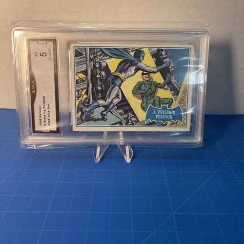 1966 Topps Batman Blue Bat #36B A Pressing Position — GMA 5