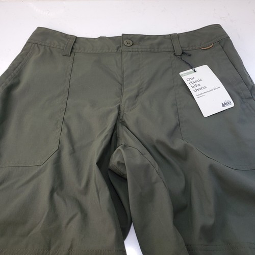 New REI CoOp Hike Shorts Sahara Bermuda Shorts Women's Size 12 Shaded Olive - Picture 12 of 24