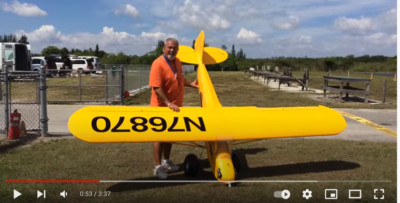 1/3 Scale Piper Cub, 12ft Giant Scale RC Airplane Printed Plans