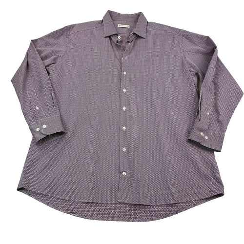 ETRO Other Long Sleeve Shirt 42 Silk Purple Total Pattern 81-19653