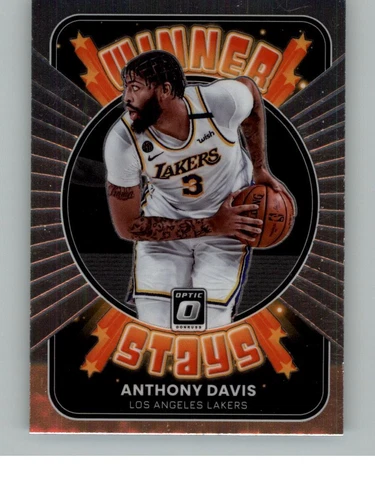 2021-22 Donruss Optic Anthony Davis 7 Winner Stays Los Angeles Lakers