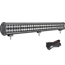 28inch Led Work Light Bar 2-row Spot Flood Combo Driving Off Road Vs 30 Wiring