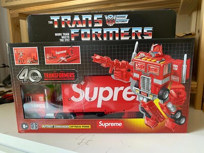 Supreme X Transformers - Red G1 OPTIMUS PRIME - Neu/Sealed