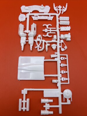 1963 Corvette Stingray AMT Hood Engine Trans Fan Heads  Model Parts 1:25 New L6