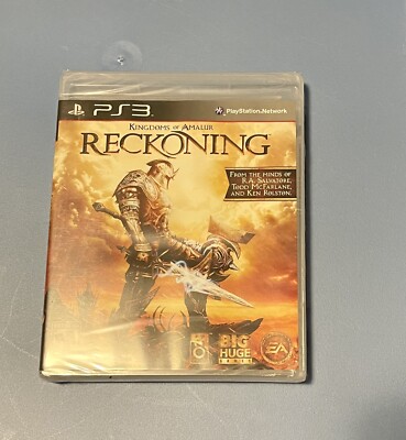 New/Sealed Playstation 3 PS3 Kingdoms of Amalur Reckoning Black Label Y-Fold