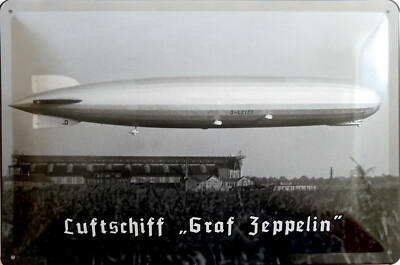 Blechschild 20x30 cm - Luftschiff Graf Zeppelin LZ127