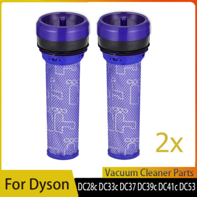 2x Für Dyson Filter DC33C DC37 DC39 Vormotor 923413-01 92341301 Waschbar Filter