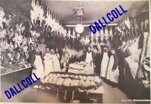 VINTAGE PHOTOGRAPH (RP)- BUTCHER- CULINARY- CHEF- COOK- 8”x 10”- B/W