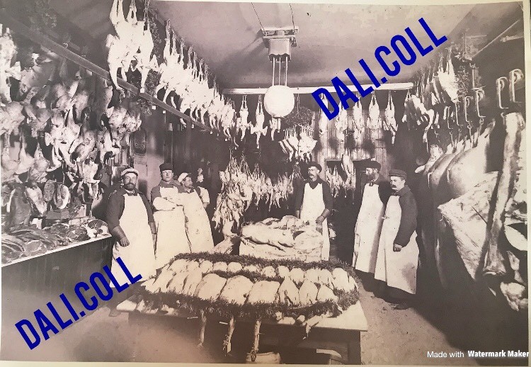 VINTAGE PHOTOGRAPH (RP)- BUTCHER- CULINARY- CHEF- COOK- 8”x 10”- B/W
