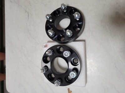 ECCPP 5-Lug Hubcentric Wheel Spacers for Protege RX-7 RX-8 MX6 115493 Black Pair